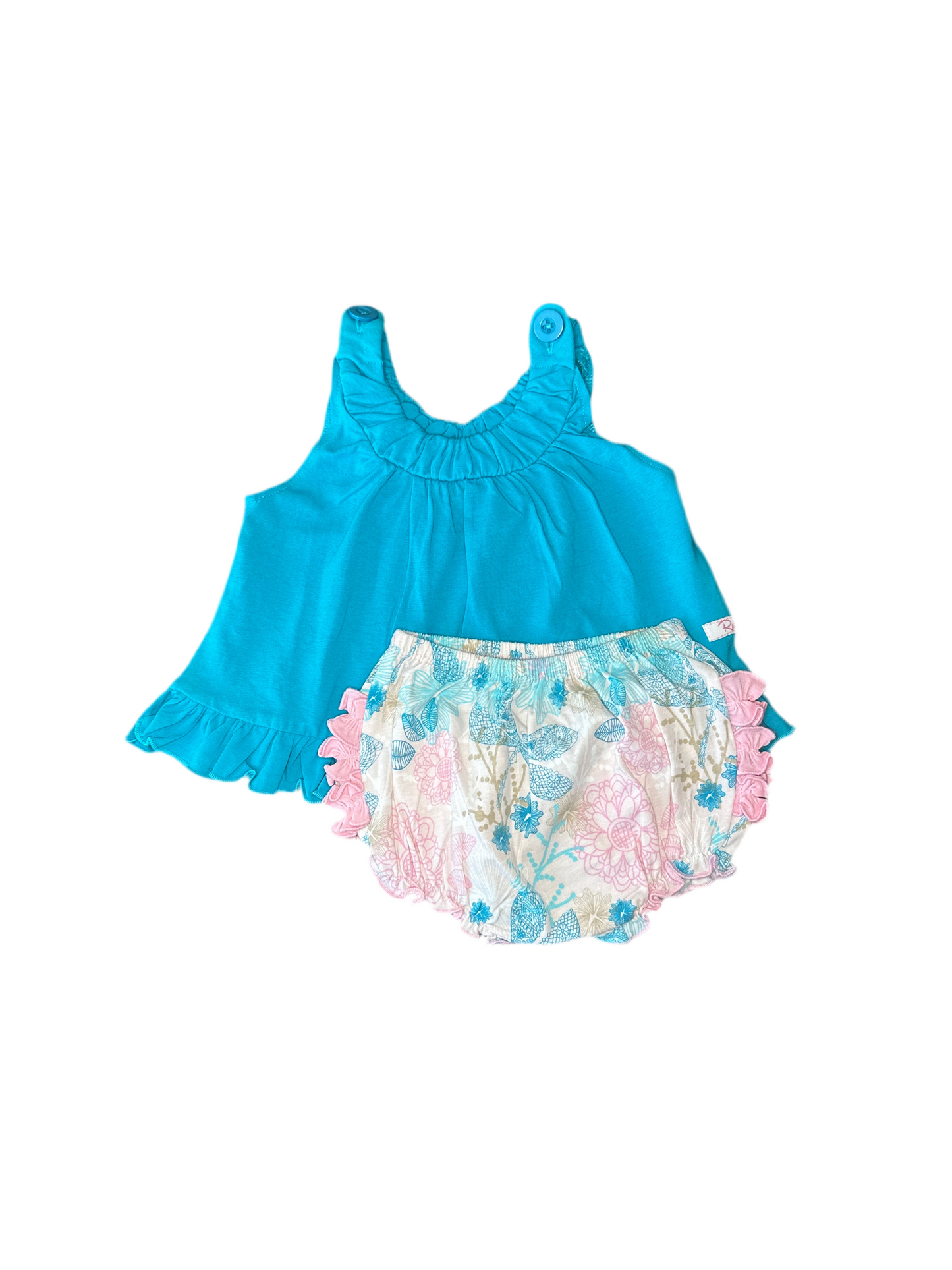 Girls Summer Cross Back and Diaper Cover