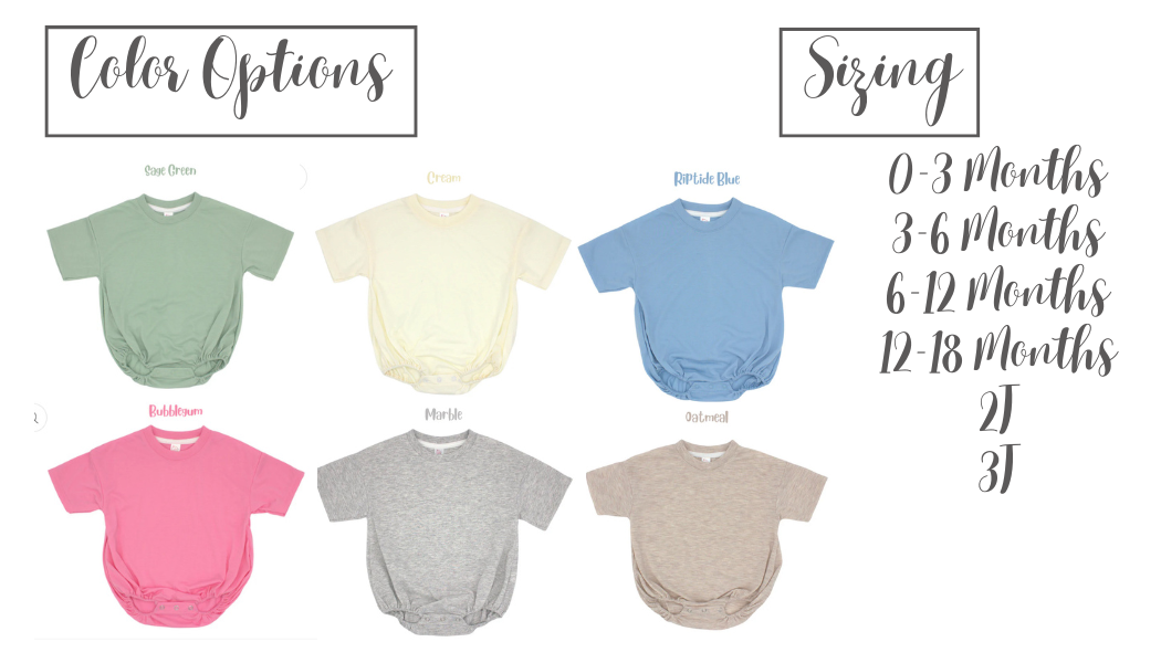 Personalized Bubble Romper