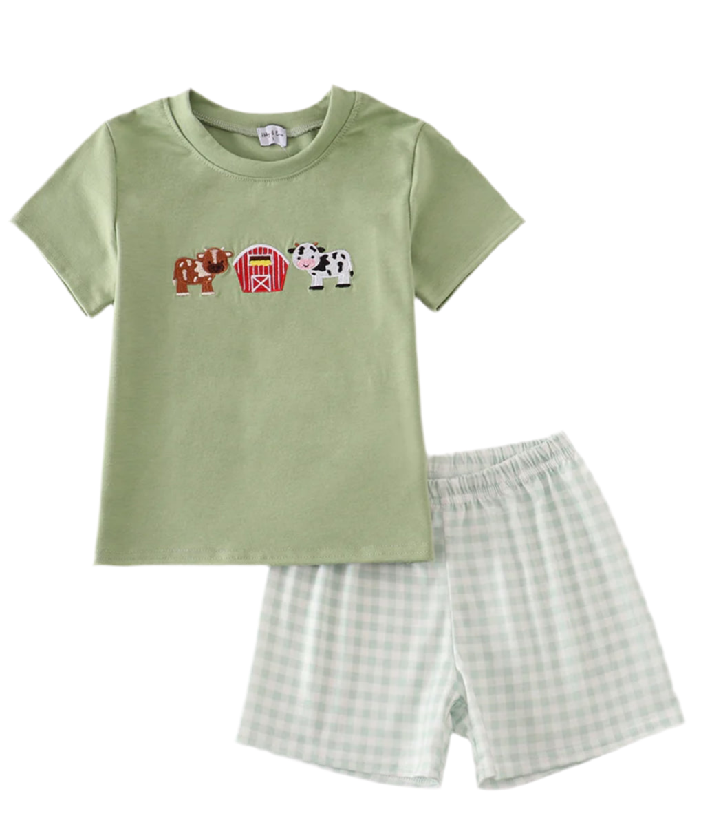Barnyard Boys Shorts Set