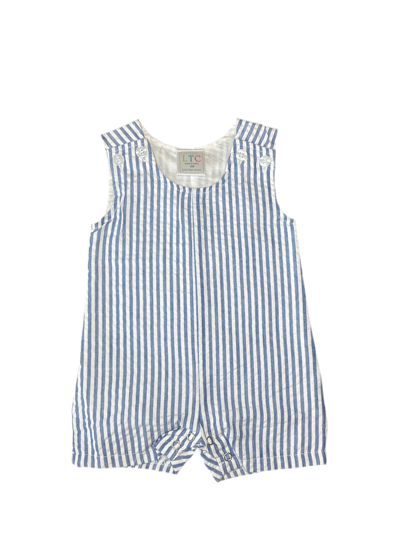 Seersucker Boys Shortall