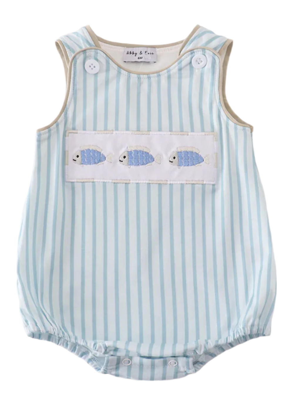 Boys Blue Strip Fish Bubble